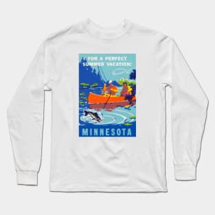 1940 Vacation in Minnesota Long Sleeve T-Shirt